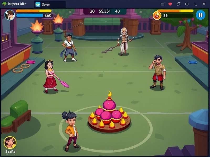 Barpeta Blitz gameplay screenshot showing strategic elements